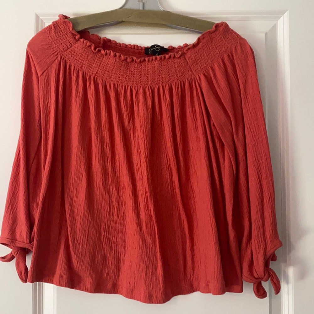 Off the shoulder blouse